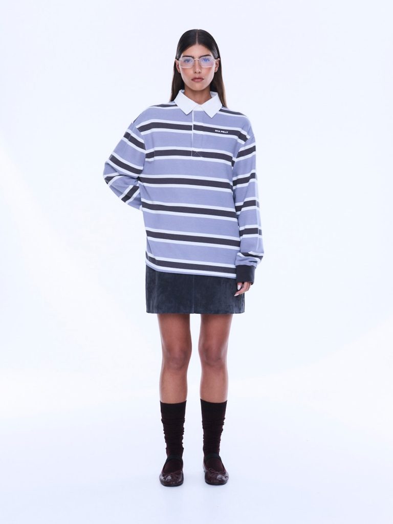 PELLY STRIPE RUGBY LONG SLEEVE