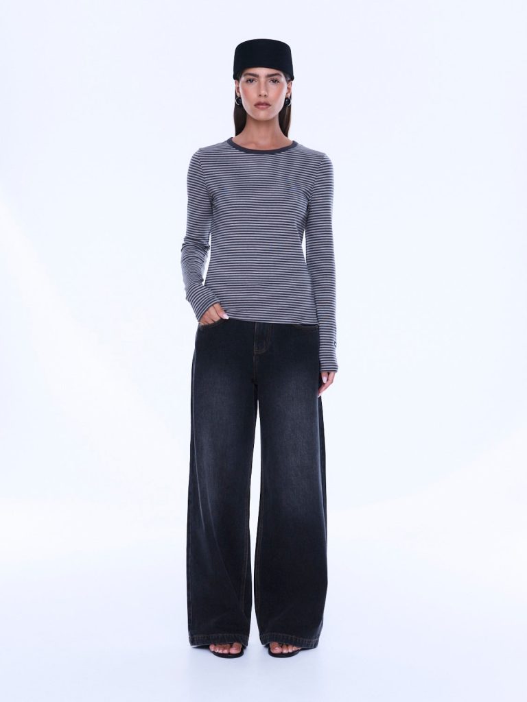 PIPER LONG SLEEVE STRIPE TOP