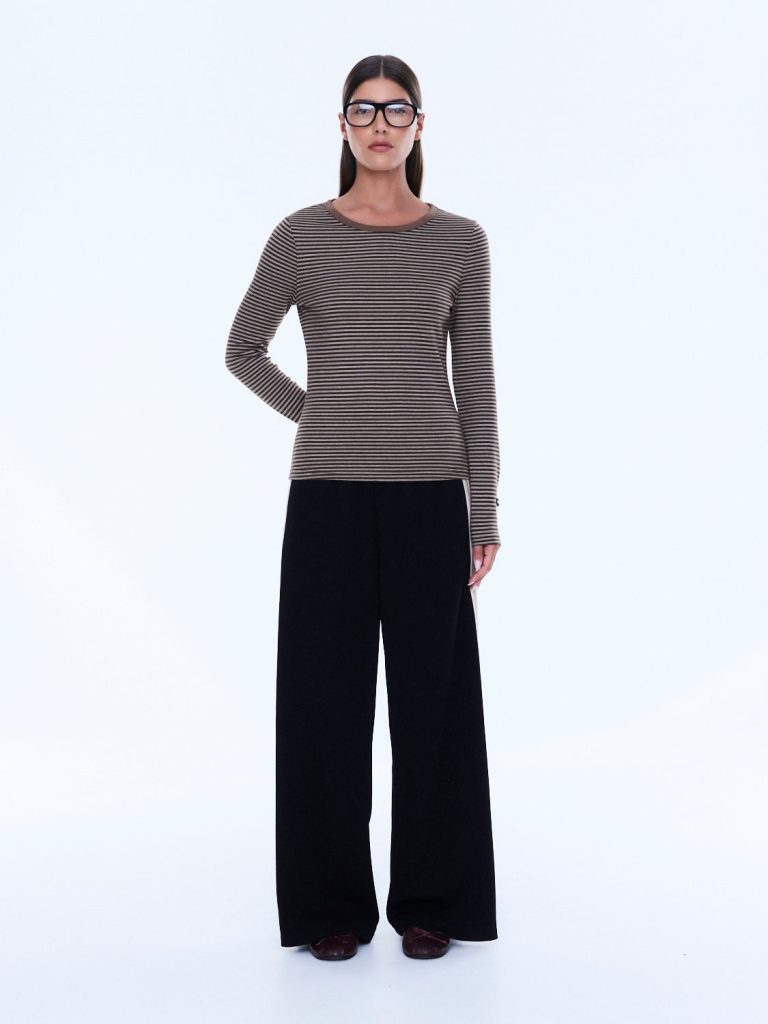 PIPER LONG SLEEVE STRIPE TOP