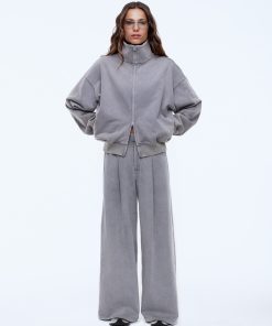 PARIS ZIP THRU SWEATER