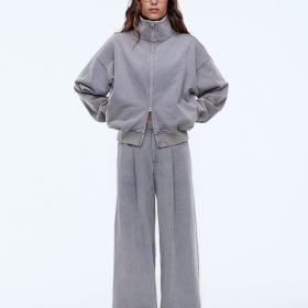 PARIS ZIP THRU SWEATER