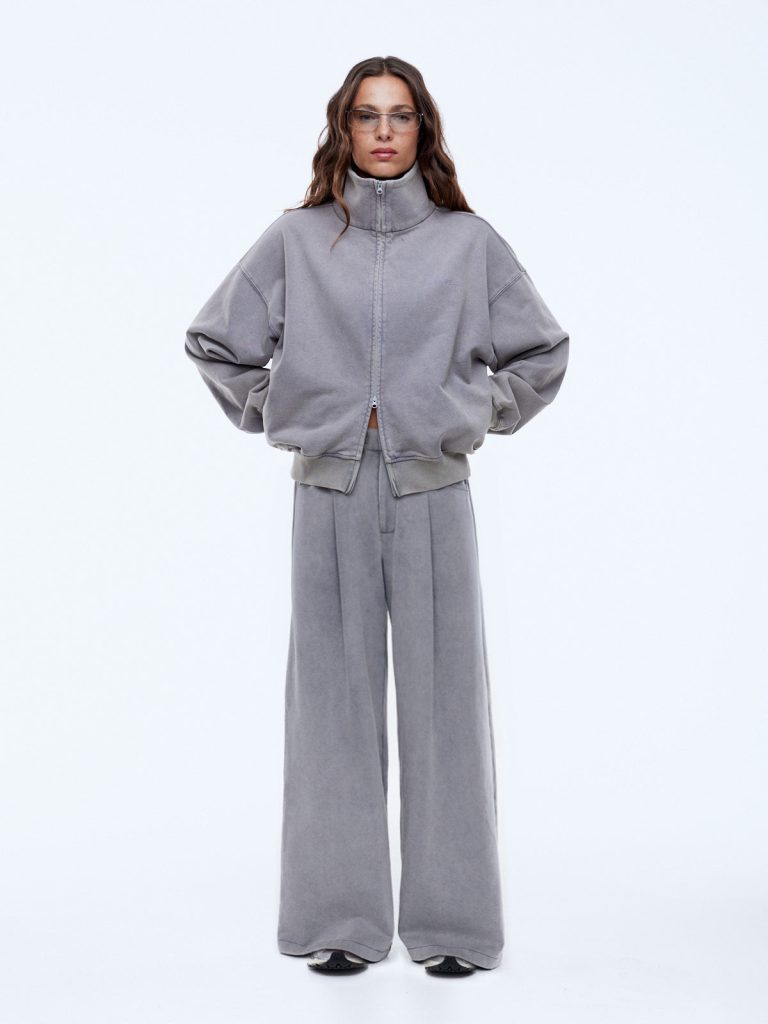 PARIS ZIP THRU SWEATER