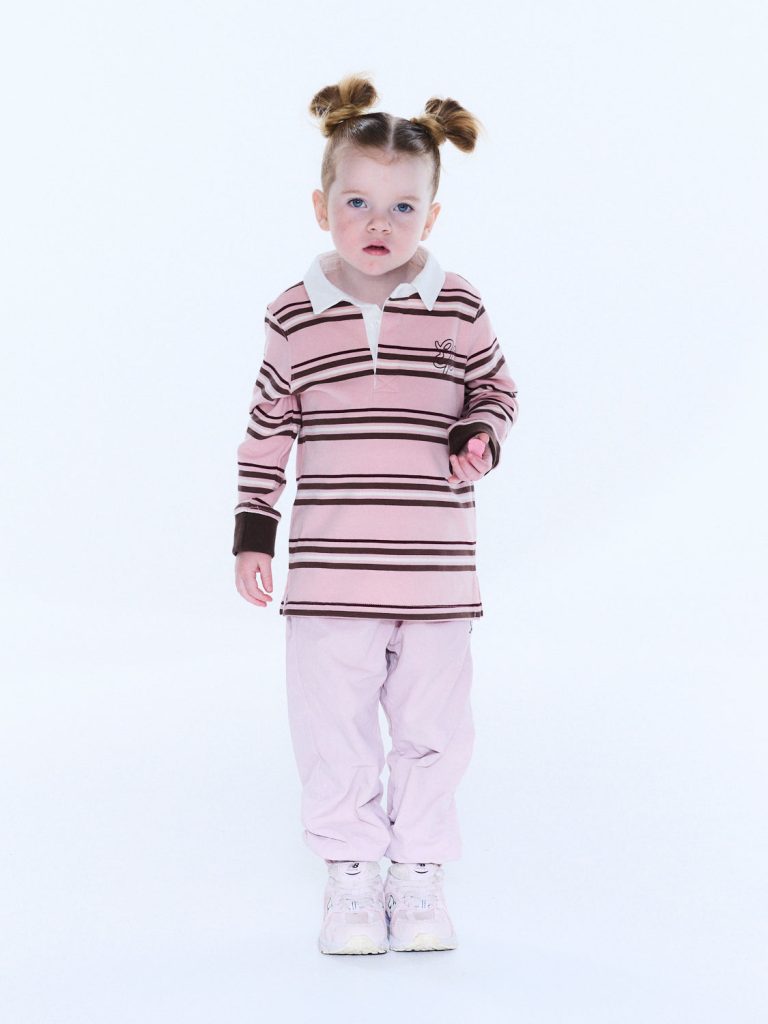 KIDS ROSE EP RUGBY LONG SLEEVE