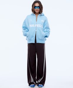 MULTI LOGO ZIP THRU HOODIE