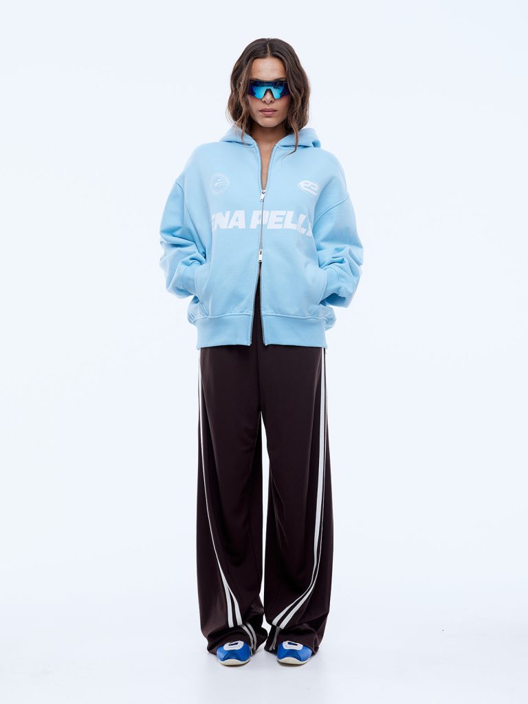 MULTI LOGO ZIP THRU HOODIE