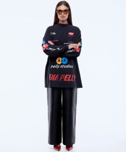 EP BADGE LONG SLEEVE TEE DRESS